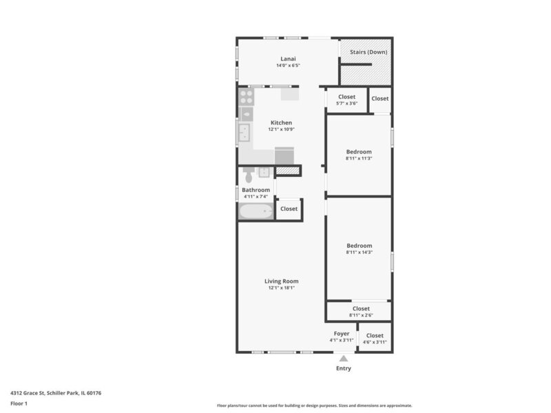 4312 Grace Street Schiller Park IL 60176
