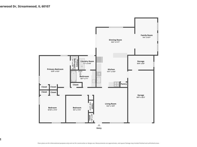 517 Sherwood Drive Streamwood IL 60107